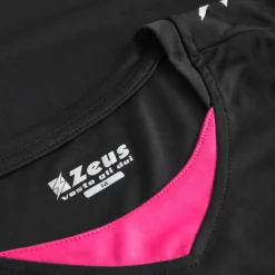 Zeus Basketball^Kit Flora Mujer Camiseta de baloncesto con pantalones cortos negro