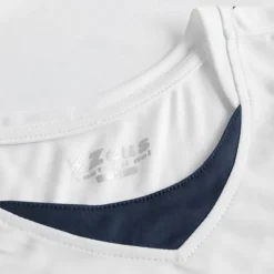 Zeus Basketball^Kit Flora Mujer Camiseta de baloncesto con pantalones cortos blanco