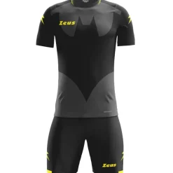Zeus Conjuntos De Fútbol|Equipaciones^Kit Hero Conjunto de fútbol con Pantalones cortos negro gris