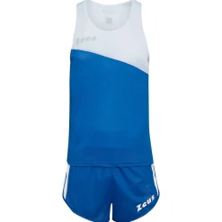 Zeus Atletismo^Kit Robert Hombre Conjunto de atletismo Camiseta con pantalones cortos royal blue