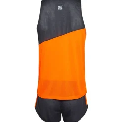Zeus Atletismo^Kit Robert Hombre Conjunto de atletismo Camiseta con pantalones cortos naranja