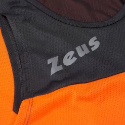 Zeus Atletismo^Kit Robert Hombre Conjunto de atletismo Camiseta con pantalones cortos naranja