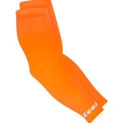 Zeus Voleibol|Deportes De Fuerza^Manga de compresión Vendaje de codo elástico naranja neón