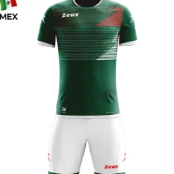 Zeus Conjuntos De Fútbol|Equipaciones^Mundial Teamwear Set Camiseta con pantalones cortos verde blanco