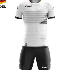 Zeus Conjuntos De Fútbol|Equipaciones^Mundial Teamwear Set Camiseta con pantalones cortos blanco negro