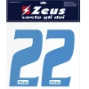 Zeus Accesorios|Equipaciones^Números termoadhesivos 1-22 25cm senior royal blue