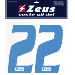 Zeus Accesorios|Equipaciones^Números termoadhesivos 1-22 25cm senior royal blue