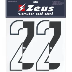 Zeus Accesorios|Equipaciones^Números termoadhesivos 1-22 10cm medio negro