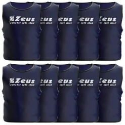 Zeus Multipacks|Accesorios^Pack de 10 Chalecos de entrenamiento Marino