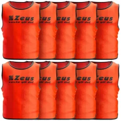 Zeus Multipacks|Accesorios^Pack de 10 Peto de entrenamiento naranja