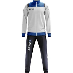 Hombre Zeus Chándales|Equipaciones^Tuta Relax Vesuvio Hombre Chándal Blanco Azul