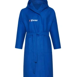 Zeus Natación|Accesorios^Unisex Albornoz de microfibra azul
