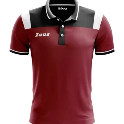 Zeus Equipaciones^Vesuvio Hombre Polo rojo oscuro
